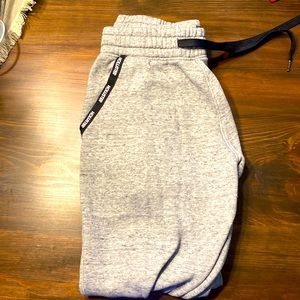 Gray joggers from Hollister.